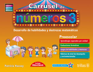 CARRUSEL DE NUMEROS 3. PREESCOLAR
